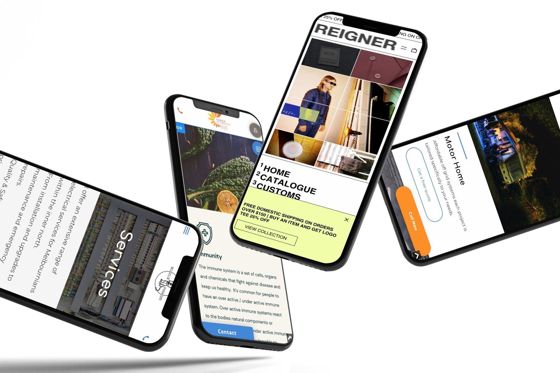 Mobile Mockup - Reigner
